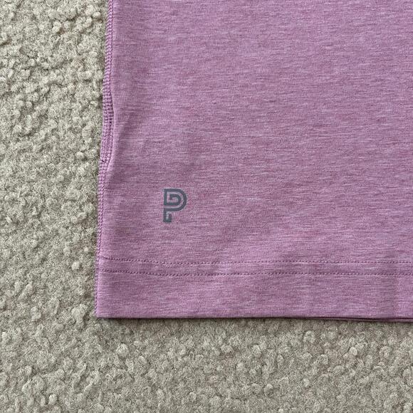 Public Rec Mens Red Pink Henley T Shirt Size XL - Picture 4 of 6